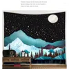 Tapestries Landscape Forest Background Cloth Fashion Home Simple Atmosphere Decoration Supplies Hanging Living Room Bedroom Tapestry