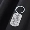 Keychains Family Love Keychain Son Dotter syster Brother Mom Fathers Nyckelkedjiga gåvor Rostfritt stål Keyring Dad Mothers Friend 217a