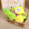 22 cm lustiges Gemüse Obst Sky Serie weiche Plushie -Puppen Interessantes Sofa Zimmer Dekor Geburtstag Weihnachten Geschenke für Mädchen Kinder Jungen Jungen