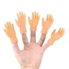 Cartoon grappige vingerhanden zet creatief speelgoed van rond het kleine handmodel Halloween Gift Puppets 240408