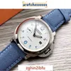 Luxury Mens Watch Designer Toppkvalitet Automatisk klocka s.900 Automatisk Watch Top Clone på grund av serie PAM00906 Ivory White Surface 42mm