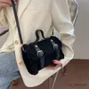 Handtassen winter crossbody tassen voor vrouwen schoudertas nieuwe lam pluche fluwelen tas dame kleine vierkante handtas Frans Korea -stijl