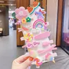 Koreanische Version Kinderhaarclip Cartoon Hair Accessoire Set süße Haare Clip handgefertigt Dopamine Girl Kopfbedeckung