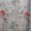 Curtain European 4D Embossed Luxury High Precision Light Blocking Curtains For Living Room Bedroom Window Decor Custom Tulle Valance