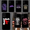 Black S-Sabbath Smart Phone Case pour Samsung A91 A81 A73 A72 A71 A30S A20 A12 A13 A52 A53 4G 5G Black Soft Phone Cover Funda