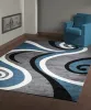 Modern cinza cinza preto tapete branco para a sala de estar decoração mesa de sofá grande tapetes de área de quarto anti-deslizamento alfombra de tapete de chão