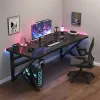 K-type Electronic Sports Gaming Table Office Desk Curved Laptop Desktop Computer Desks Small Desk Table for Learning Reading Z