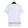 Vêtements de créateurs haut de gamme pour PAA Angles Tide Letter Imprimer T-shirt à manches courtes pour hommes et femmes High Street Malf manche avec des étiquettes originales de 1: 1