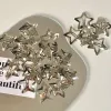 4/50Pcs Silver Star Hair Clips for Girls Y2K Filigree Star Metal Snap Clip Hairpins Barrette Hair Jewelry Nickle Free Bobby Pin