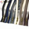Meetee 2/5/10Pcs 5# Metal Zippers Open-End Zipper 40/50/60/70/80cm Sewing Zips for Backpack Purse Jacket Repair Kit Material