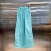 Leggings femininos Nicho de nicho da moda Tiffany Blue Casual Workwear