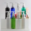 Speicherflaschen 50pcs 100 ml leere Cremepumpe Plastikflaschen Duschgel Shampoo Lotion Behälter Flüssigseife für Kosmetikverpackungen