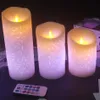 Bougies LED de flamme dansante avec RVB Remotewax Pilier Candle pour décoration de mariage Night Lightatmosphère DÉCORME DE LAMPE 240412