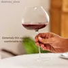 Vinglasglasögon ultratunna handblåsta röda vinlasser med lon stam blyfri kristall vin lass unikt ift för weddinanniversary jul l49