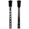 Cables 22fret Guitar Guitar Maple Madera de madera Rosewood Solid Black Finis