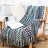 Coperta boho divano coperta coperta a maglia per l'estate in ufficio per asciugamano da letto a pisolino