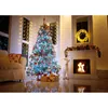 Shengyongbao Christmas Photography Background Snowman Christmas Tree Forfons pour Photo Studio accessoires NNBB-02