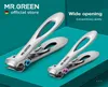 Mrgreen Nail Clippers rostfritt stål Två storlekar är tillgängliga manikyr nagelskärare tjock hård tånagel saxverktyg 2110076220362