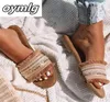 Moda Fringe fêmea chinelos de tamanho grande com lâminas nacionais de lazer respirável Sapatos femininos Sandals5954085