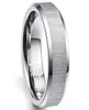 Tungsten Ring 6mm wide and 23 mm thick Lassa edge color plated platinum men039s jewelry USA size 712 goods in stock77906124030761