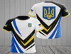 Men039s T koszule Ukraina Men39s Tshirts Ukraińska koszula flagowa 3D Printed Oneck Overect Short Sleeves Jersey Fashion Cloth38883323