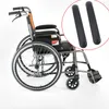 椅子カバー2PCSユニバーサル車椅子アームレストパッドアームレストクッション交換PVCスポンジ患者ケアアクセサリーブラック