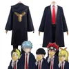 Costumes d'anime mashle magie et muscles mashle dot cosplay costume wig coat anime cosplay easton magic uniformes scolaire convient peluca 240411