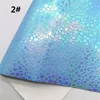 Light Blue Faux Leather Sheet Metallic Synthetic Leather Snake Stones Embossed Faux Leather Vinyl for DIY Craft 8.2"x11.4" SJ554