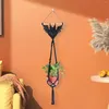 Tapisseries macrame mur suspendu tapisserie bat forme de la chauve-souris cadeau de pendaison de pendaison de pendaison de créneaux élégants décor d'art halloween moderne pour dortoir appartement à la maison