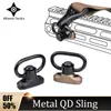 Sangle en métal tactique boucle QD Sling Pibotage rapide Adaptateur de rail Picatinny Accessoires pour Mlok Keymod Rail Mount