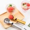 Coffee Scoops Factory Wholesale Stainless Steel Cream Dipper Dual-Purpose Ice Ball Scoop Fruit Spoon