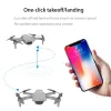 Drones Electric Drone 2 4G Remote Contrôle Drone Rechargeable Pliage quadcoptère Flying Toy Gray 4K