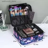 Cosmetische tassen vrouwen flamingo mini cosmetische tas hoogwaardige professionele make -up case vrouwelijke borstelbuis organisator manicure koffer opbergdoos l49