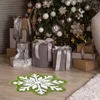 Carpets Christmas Snowflake Carpet Rug Non Slip Floor Mat For Bedroom Living Room Entrance Doormat Bath Mats Decoration