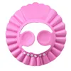 1pc Babypartykappen Shampoo Cap Bad Visierhut Verstellbarer Babyparty schützen augenfeste Haarwaschschild für Säugling