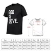 男子タンクトップ神は愛の聖書聖書詩クリスチャンギフトTシャツアニメビンテージ服特大のTシャツを男性用