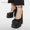 Dress Shoes Platform Super Hoge Heel Sandalen voor vrouwen Multicolor Buckle Strap Rome Summer Seksy Round Toe Runway Wedding Party