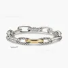 DY -Designer hochwertiger Mode Luxus David Yurma Armbänder Schmuckarmband Einfache und elegante beliebte gewebte Twoved Ring David Bracelet 2571