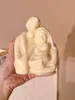 3d Große Jesus Skulptur Kerze Silikon Schimmel Jungfrau Kind Statue Silikonform katholische Kunst liefert Weihnachtsgeschenk