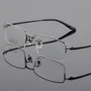 Viodream reçeteli cam saf titanyum malzeme iş gözlükleri çerçeve oculos de grau gözlükleri erkek adam okuma moda sungl258d