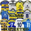 1999 2000 Parma Calcio Retro Soccer Jersey Classic 1998 95 97 99 00 Baggio Crespo Cannavaro Vintage Shirt Stoichkov Thuram 01 02 03 888888