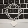 designer bracelet 100% sterling sier classic key heart bracelet gift exquisite wedding women's bracelet jewelry gift