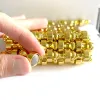 20 Pcs Gold Magnet Pins Magnetic Push Pins Neodymium Magnets Pin Magnetic Thumb Tacks Sucker for Whiteboard Refrigerator Kitchen