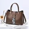 Shoulder Bags Summer Trend Handbag Female 2024 Lady Snake Print Messenger Bag Fashion Temperament All-match