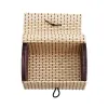 Créative Bamboo Bambou Boîte haute capacité mignon Boîte de bijoux Collier Boucles d'oreilles Bodes de rangement