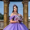 Vonkerende baljurk Quinceanera jurken prom jurk van de schouder korset zoete 15 16 jurk voor verjaardagsfeestjurken