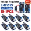 1-10pcs LM2596 DC-DC Steg-down strömförsörjningsmodul 3A Justerbar avvecklingsmodulspänningsregulator 24V 12V 5V 3V för Arduino