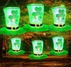 Parti Şapkaları Yeşil Shamrock Şapka İrlanda Festivali Cap St Patricks Günü Tophat Headdress Süslemeler Tatil için Dekanlar5964280