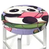 Oreiller panda lecture de chaise de barre ronde couverture de couverture de décoration adaptée au bureau