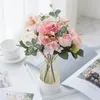 Декоративные цветы антикварные шелк искусственный для невест розы и пионы имитация растений свадебные украшения аксессуары